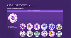 Desktop Screenshot of kampus-indonesia.com